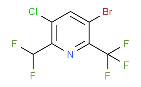 AM128656 | 1804458-89-6 | 3-Bromo-5-chloro-6-(difluoromethyl)-2-(trifluoromethyl)pyridine