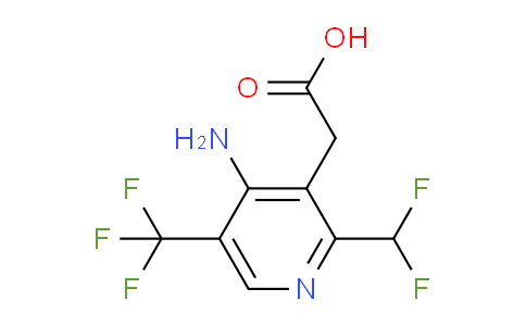 AM128657 | 1806839-62-2 | 4-Amino-2-(difluoromethyl)-5-(trifluoromethyl)pyridine-3-acetic acid