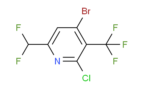 AM128661 | 1805034-04-1 | 4-Bromo-2-chloro-6-(difluoromethyl)-3-(trifluoromethyl)pyridine