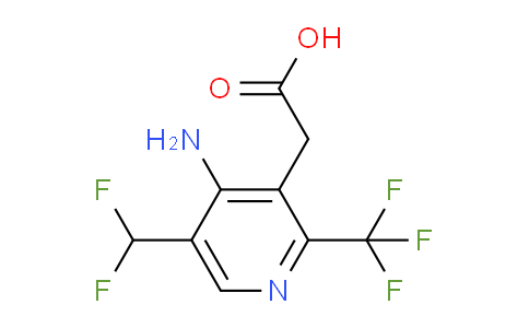 AM128662 | 1806033-18-0 | 4-Amino-5-(difluoromethyl)-2-(trifluoromethyl)pyridine-3-acetic acid