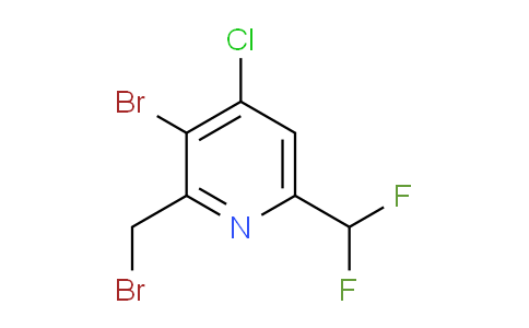 3-Bromo-2-(bromomethyl)-4-chloro-6-(difluoromethyl)pyridine