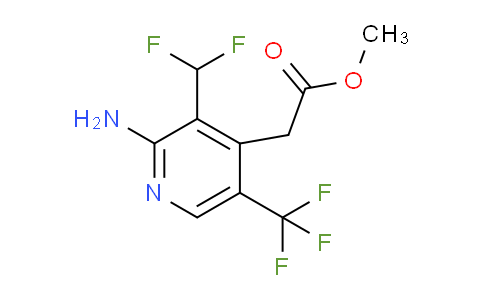 Methyl 2-amino-3-(difluoromethyl)-5-(trifluoromethyl)pyridine-4-acetate