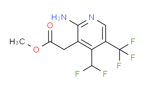 AM128674 | 1805155-07-0 | Methyl 2-amino-4-(difluoromethyl)-5-(trifluoromethyl)pyridine-3-acetate