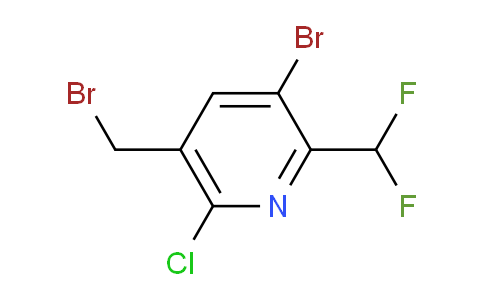 AM128675 | 1805165-47-2 | 3-Bromo-5-(bromomethyl)-6-chloro-2-(difluoromethyl)pyridine