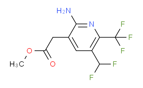 AM128680 | 1805349-09-0 | Methyl 2-amino-5-(difluoromethyl)-6-(trifluoromethyl)pyridine-3-acetate