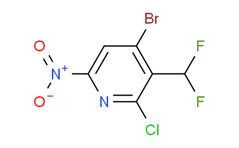 AM128686 | 1803689-68-0 | 4-Bromo-2-chloro-3-(difluoromethyl)-6-nitropyridine