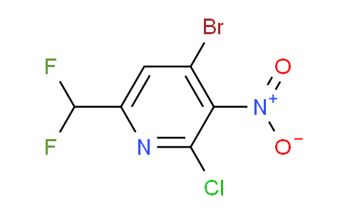 AM128688 | 1803689-77-1 | 4-Bromo-2-chloro-6-(difluoromethyl)-3-nitropyridine