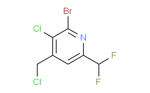 AM128690 | 1804686-96-1 | 2-Bromo-3-chloro-4-(chloromethyl)-6-(difluoromethyl)pyridine