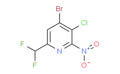 AM128691 | 1804725-58-3 | 4-Bromo-3-chloro-6-(difluoromethyl)-2-nitropyridine