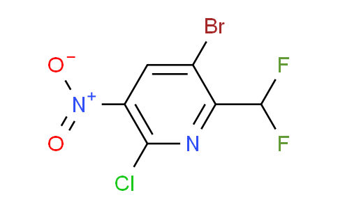 AM128693 | 1805237-25-5 | 3-Bromo-6-chloro-2-(difluoromethyl)-5-nitropyridine