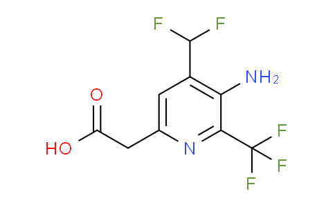 AM128694 | 1806930-65-3 | 3-Amino-4-(difluoromethyl)-2-(trifluoromethyl)pyridine-6-acetic acid