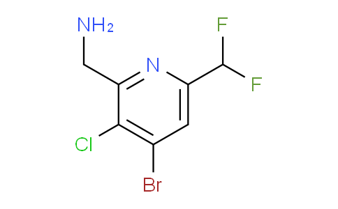 AM128698 | 1806933-43-6 | 2-(Aminomethyl)-4-bromo-3-chloro-6-(difluoromethyl)pyridine