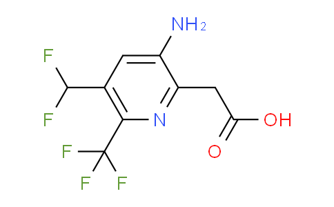 AM128700 | 1806839-54-2 | 3-Amino-5-(difluoromethyl)-6-(trifluoromethyl)pyridine-2-acetic acid
