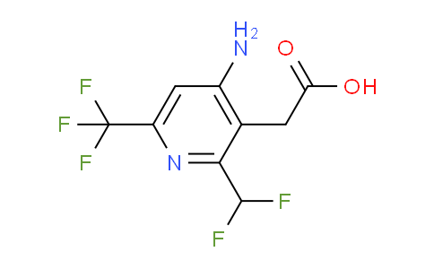 AM128702 | 1805348-63-3 | 4-Amino-2-(difluoromethyl)-6-(trifluoromethyl)pyridine-3-acetic acid