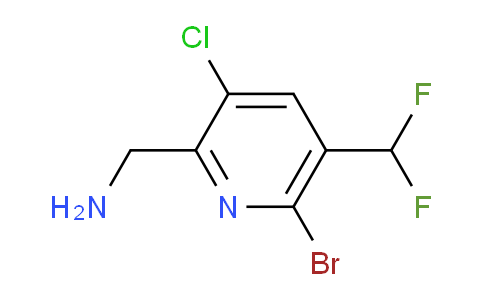 2-(Aminomethyl)-6-bromo-3-chloro-5-(difluoromethyl)pyridine