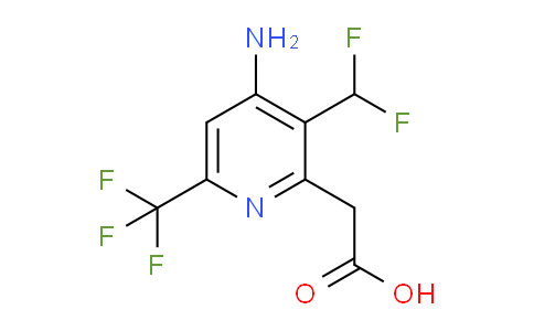 AM128709 | 1805154-91-9 | 4-Amino-3-(difluoromethyl)-6-(trifluoromethyl)pyridine-2-acetic acid