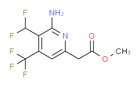 AM128717 | 1805232-68-1 | Methyl 2-amino-3-(difluoromethyl)-4-(trifluoromethyl)pyridine-6-acetate