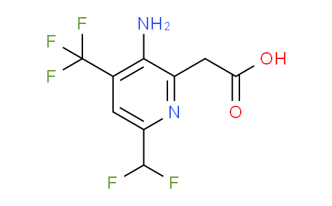 AM128718 | 1806033-23-7 | 3-Amino-6-(difluoromethyl)-4-(trifluoromethyl)pyridine-2-acetic acid