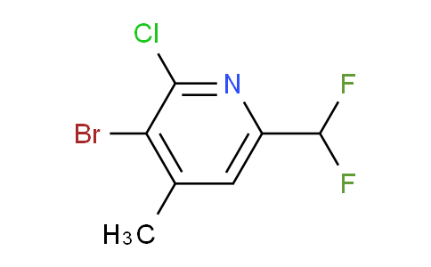 AM128719 | 1805384-14-8 | 3-Bromo-2-chloro-6-(difluoromethyl)-4-methylpyridine