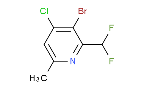 AM128722 | 1806908-31-5 | 3-Bromo-4-chloro-2-(difluoromethyl)-6-methylpyridine