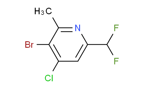 AM128725 | 1806908-51-9 | 3-Bromo-4-chloro-6-(difluoromethyl)-2-methylpyridine
