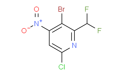 AM128726 | 1804725-66-3 | 3-Bromo-6-chloro-2-(difluoromethyl)-4-nitropyridine