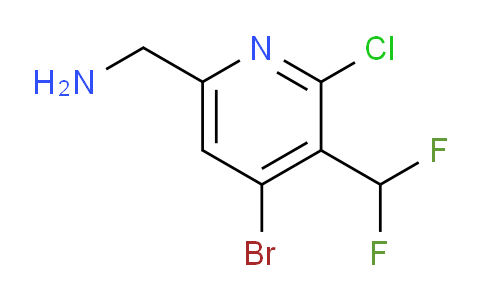 6-(Aminomethyl)-4-bromo-2-chloro-3-(difluoromethyl)pyridine