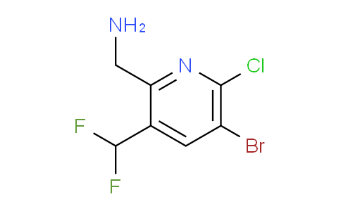2-(Aminomethyl)-5-bromo-6-chloro-3-(difluoromethyl)pyridine