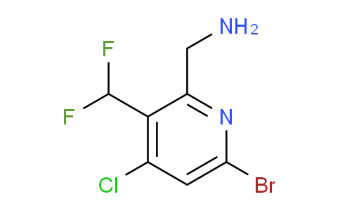 2-(Aminomethyl)-6-bromo-4-chloro-3-(difluoromethyl)pyridine
