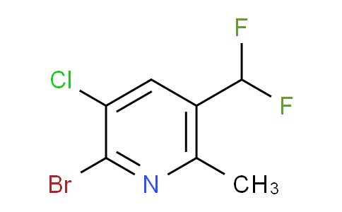 AM128747 | 1803688-91-6 | 2-Bromo-3-chloro-5-(difluoromethyl)-6-methylpyridine