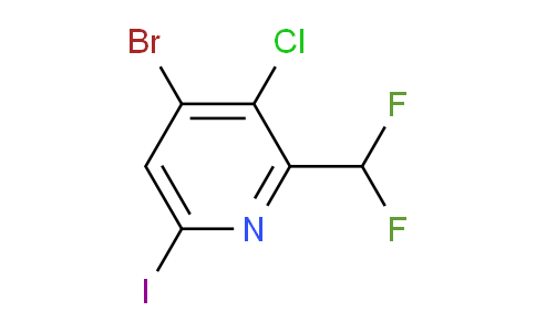 AM128751 | 1805236-35-4 | 4-Bromo-3-chloro-2-(difluoromethyl)-6-iodopyridine