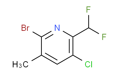 AM128752 | 1806030-85-2 | 2-Bromo-5-chloro-6-(difluoromethyl)-3-methylpyridine