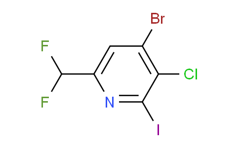 AM128753 | 1805373-13-0 | 4-Bromo-3-chloro-6-(difluoromethyl)-2-iodopyridine