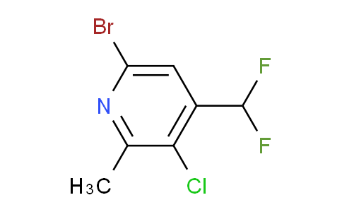 AM128754 | 1805236-85-4 | 6-Bromo-3-chloro-4-(difluoromethyl)-2-methylpyridine