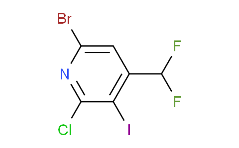 AM128764 | 1806029-56-0 | 6-Bromo-2-chloro-4-(difluoromethyl)-3-iodopyridine