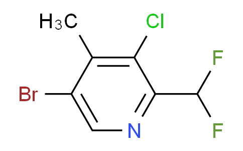 AM128765 | 1804725-18-5 | 5-Bromo-3-chloro-2-(difluoromethyl)-4-methylpyridine