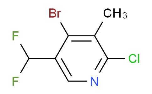 AM128767 | 1805006-42-1 | 4-Bromo-2-chloro-5-(difluoromethyl)-3-methylpyridine