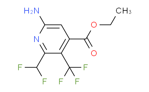 AM128772 | 1806838-86-7 | Ethyl 6-amino-2-(difluoromethyl)-3-(trifluoromethyl)pyridine-4-carboxylate