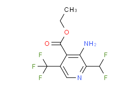 AM128775 | 1805345-89-4 | Ethyl 3-amino-2-(difluoromethyl)-5-(trifluoromethyl)pyridine-4-carboxylate