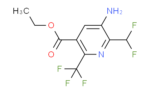 AM128777 | 1805086-57-0 | Ethyl 3-amino-2-(difluoromethyl)-6-(trifluoromethyl)pyridine-5-carboxylate