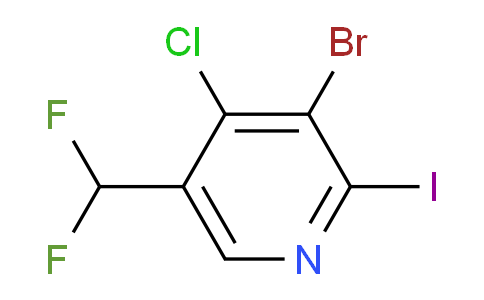 AM128778 | 1805384-78-4 | 3-Bromo-4-chloro-5-(difluoromethyl)-2-iodopyridine