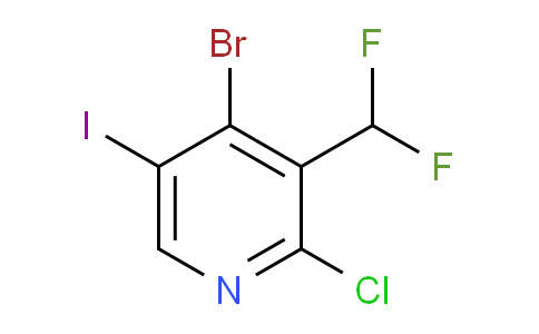 AM128780 | 1806841-54-2 | 4-Bromo-2-chloro-3-(difluoromethyl)-5-iodopyridine
