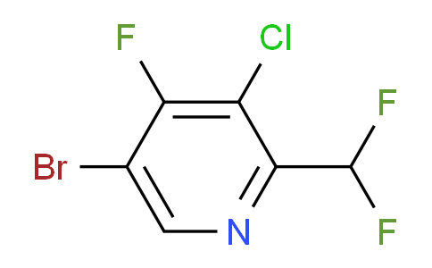 AM128782 | 1806028-53-4 | 5-Bromo-3-chloro-2-(difluoromethyl)-4-fluoropyridine