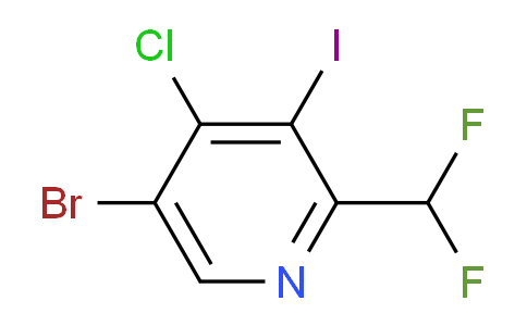 AM128785 | 1805384-83-1 | 5-Bromo-4-chloro-2-(difluoromethyl)-3-iodopyridine