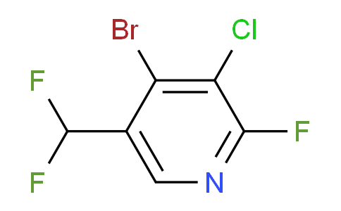 AM128789 | 1803687-44-6 | 4-Bromo-3-chloro-5-(difluoromethyl)-2-fluoropyridine