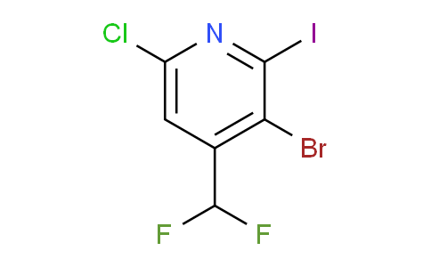 AM128792 | 1805158-94-4 | 3-Bromo-6-chloro-4-(difluoromethyl)-2-iodopyridine