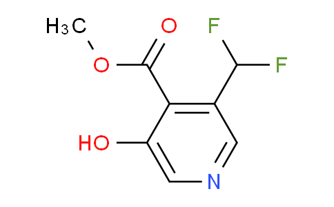 AM12880 | 1806778-95-9 | Methyl 3-(difluoromethyl)-5-hydroxypyridine-4-carboxylate