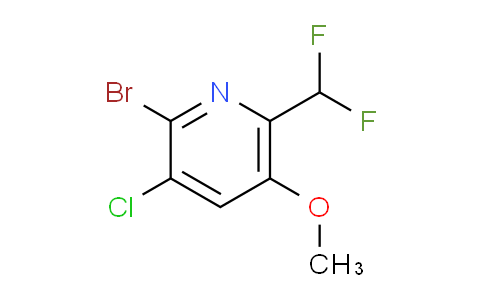 AM128802 | 1805088-27-0 | 2-Bromo-3-chloro-6-(difluoromethyl)-5-methoxypyridine