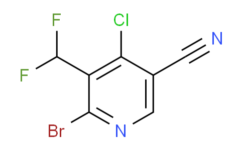 AM128803 | 1804685-19-5 | 2-Bromo-4-chloro-5-cyano-3-(difluoromethyl)pyridine