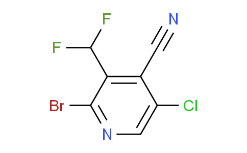 AM128807 | 1805087-51-7 | 2-Bromo-5-chloro-4-cyano-3-(difluoromethyl)pyridine